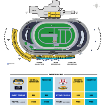 Seating/Price Chart (Fri./Sat.)