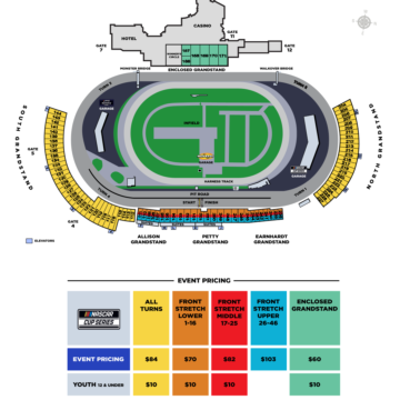 Seating/Price Chart (Sunday)