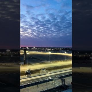 Golden hour at the Monster Mile. ?